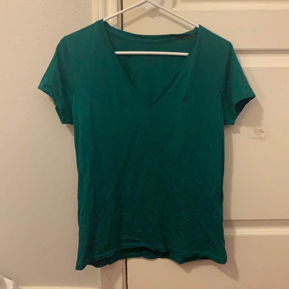 Green polo tee
